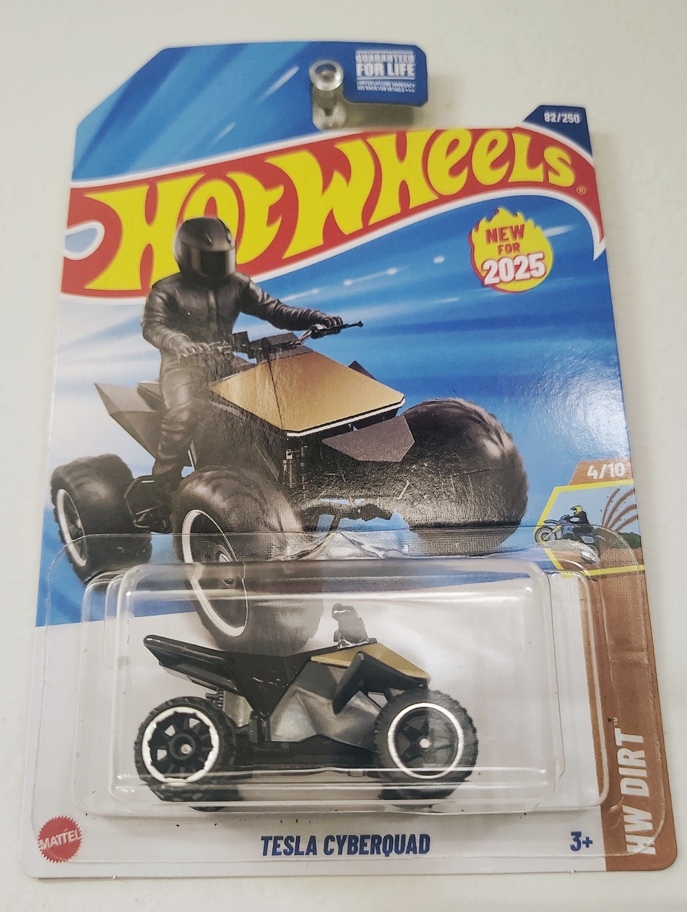 2025 Tesla Cyberquad Hot Wheels HW Dirt 4/10 Diecast